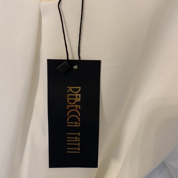 Rebecca Tatti Classic Tie Front Blouse, Size S - New with Tags! - Picture 4 of 8